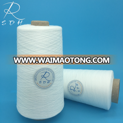 Raw white 100% spun polyester yarn with paper cone 60/3