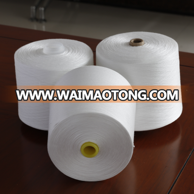 100% spun polyester yarn manufacturer in china for sewing thread